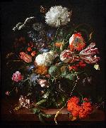 HEEM, Jan Davidsz. de Jan Davidsz de Heem Vase of Flowers oil painting picture wholesale